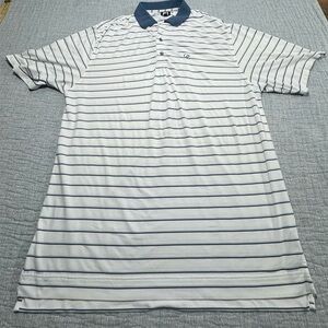 FootJoy‎ Golf Polo Shirt Large Old Collier Golf Club Moisture Wicking Stained
